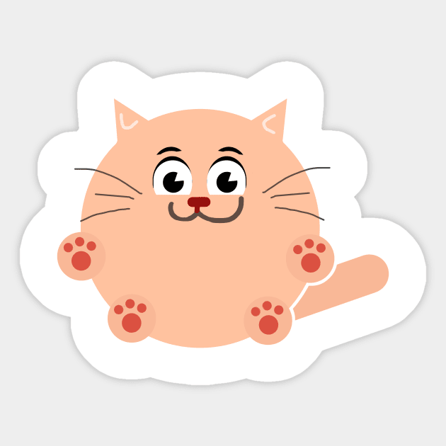 Cute cat Sticker by WordsGames